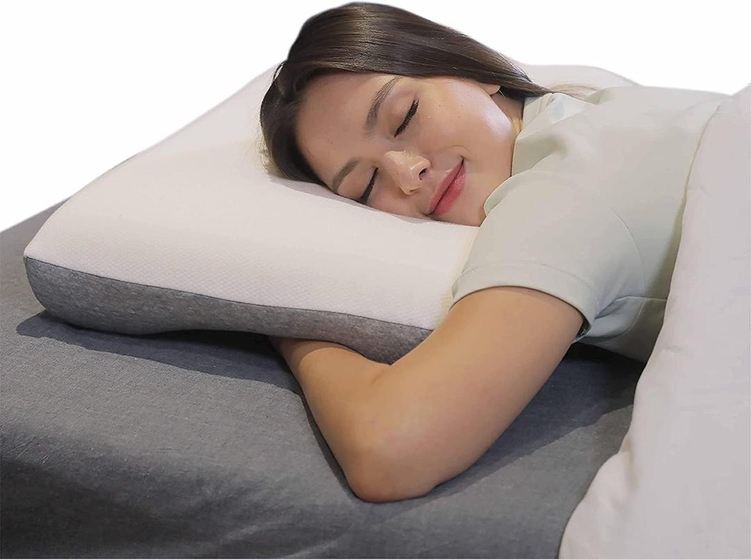 Queen Size Firm to Extra Firm Memory Foam Pillow Neck Contour Cervical Orthopedic Widen Plus+ Reversible Design, for Sleeping Side Back Sleeper, Ergonomic Bed Pillow for Neck Shoulder Pain Relief (Queen Size (24 X 16 X 4.7/5 Inches))