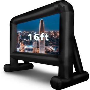 Inflatable Movie Screen Outdoor, OUTTOY Inflatable Projection Screen 16FT