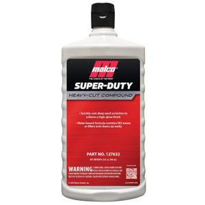 Malco Super Duty Heavy Cut Compound - Professional Cutting, Polishing and Finishing Compound/for Auto Paint Correction, Detailing and Buffing / 32 oz. (127632)