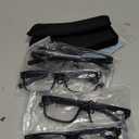 NORPERWIS Reading Glasses 5 Pairs Quality Readers Spring Hinge Glasses for Reading for Men and Women (5BLACK, 2.00)