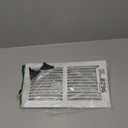 Fits 14x6 Duct Opening | Steel Return Air Grille by Handua | Vent Cover Grill for Sidewall and Ceiling | White | HVAC Cold Air Intake Grille | Outer Dimensions: 15.75"W X 7.75"H