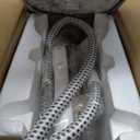 Steamer for Clothes,1800W Standing Garment Steamer with Adjustable Double Rod,Flat and Hanging Ironing,Clothes Steamers with 10 Ironing Modes,30s Fast Heat-up (White Gold)