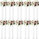 31.5inch 10 Set Acrylic Flower Vase Column Stand Wedding Flower vase Wedding Centerpieces for Tables
