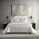 Vera Wang - King Comforter Set, Luxury Bedding Set with Matching Shams, Chic Room Essentials (Illusion Ivory, King)