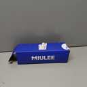 MIULEE Pack of 2 Blue Throw Pillow Covers 18x18 Inch Soft Chenille Pillow Covers for Sofa Living Room Couch Solid Dyed Cases