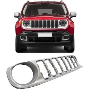 Silver Plastic SUV Grille for 2015-2018 Jeep Renegade