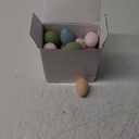24 Pcs Easter Speckled Eggs, 2.4in 4 Colors Plastic Speckled Eggs and Vase Filler Faux Chicken Eggs for Easter Decorations Basket Filler Vase Decorating