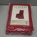 SureFit Duck Cotton Solid Dining Chair Slipcover (Claret Color) - Full Length Relaxed Fit High Back Chair Cover/Perfect for Adding Accents to Your Dining Room