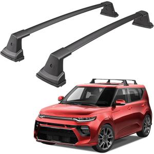 Anti-Theft 220lbs Heavy Duty Roof Rack Cross Bar Compatible with Kia Soul 2020 2021 2022 2023 2024 2025 Roof Rack Cross Bars Aluminum Roof Racks Cross Rail