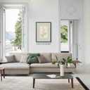 Haitunone Blue and White Striped Floral Wall Art Botanical Flower Aesthetic Poster Vintage Farmhouse Canvas Prints for Bathroom Wall Decor 16X24 inch Unframed