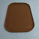 Silicone Pet Feeding Mat with Raised Edge for Food and Water, Dog Bowl Mats, Cat Bowls Placemat with High Lip for Floor Waterproof, Rubber Tray for Cats and Dogs 24 x 16 x0.8 Brown