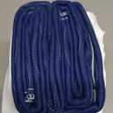 IMPROVIA Washable Underpads, Heavy Absorbency Reusable Incontinence Pads for Kids, Adults, Elderly, and Pets, Waterproof Protection Floor (Navy & Green, 34"x52" (Pack of 2))