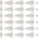 Kesoto 30pcs Cone Shape Foam Craft for DIY Handmade Party Home Decoration, 2.68 x 0.91 inch