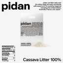 pidan Cassava Cat Litter clumping,Odor Control,Plant-Based Natural Ingredients,Ultra Absorbent and Fast Drying,No Dust,Unscented (5.3lb2bags)