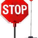 LED Stop Sign Parking Assistant for Garage with Flashing Signal