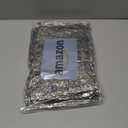 Artoid Mode Black Gold Gauze Table Runner 120 Inch 10Pcs, Glitter Metallic Foil Sheer Dining Wedding Anniversary Holiday Birthday Table Decor for Home Party