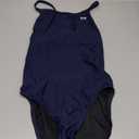 TYR Womens Tyreco Solid Diamondback Swimsuit (30, Navy)