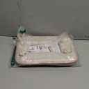 TheWarmHome Decorative Basket Rectangular Fabric Storage Bin Organizer Basket with Handles for Clothes Storage (Beige, Medium-1Pack,13.8L*9.8W*6.7H)