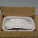 Sweese Dessert Plates, 7.8 Inch Porcelain Round Salad Plates Set of 6, Small Appetizer, Small Dish Set, Microwave & Dishwasher Safe, Scratch Resistant Slates set, White