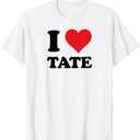 I Heart Tate First Name I Love Personalized Stuff T-Shirt S