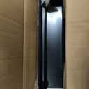 IDYLLOR Black Plastic Medicine Mirror Cabinet for Bathroom with 18 x 28 inch Beveled Edge Mirror, Recessed and Surface Mount