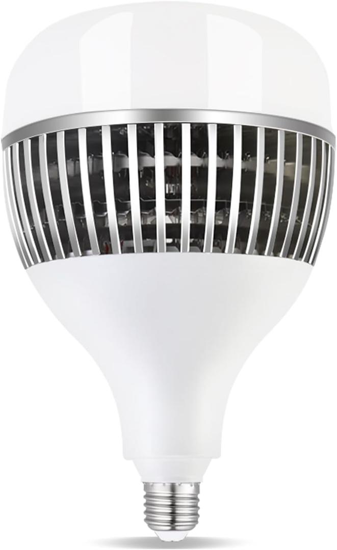 Super Bright Light Bulbs, 550-750W Equivalent Exceed 8000LM E26 LED Bulb, 6500K Daylight 80 Watt High Lumen LED Bulb for Home, Shopping mall, Hotel, Factory, Warehouse, Garage (80, Watts)