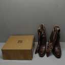 Cowboy Boots for Women Over the Knee Western Boots Embroidery Cowgirl Pull-On Pointy Toe & Wide - Plus Size Retro Comfortable Walking Lightweight Running Standing All Day Trending Fashion, Size 38/7.5