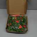 6 Sets Valentine's Day Heart Wreath Artificial Red Berries Heart Swag Kitchen Cabinet Wreaths Hanging Valentines Day Wreaths for Front Door Window Wedding Birthday Home Decoration