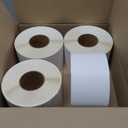 L LIKED 4000 Thermal Labels 4" x 6" Perforated Industrial Thermal Shipping Labels with 3" Core, (Commercial Grade)