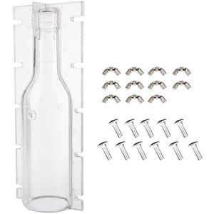 Candy Chocolate Candle Mold Bottle-Shaped Mold DIY Decorative Clear Plastic Mold Tool for Candle Making Wedding Candle Mold