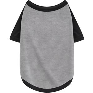 Stylish Grey Block Dog Shirt: Premium Polycotton Blend, Comfortable, Breathable, and Wrinkle-Resistant. Perfect Apparel, a Must-Have for Pet Lovers, XXL