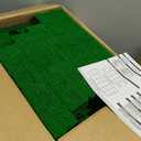 GAIARENA Outdoor Indoor Rug Turf Mat Doormat for Patio/Porch/Golf Simulator/Exercise/Fitness/Flooring, 75.6 * 49.6 in (6.3 * 4.13ft, 0.71 in Thick)