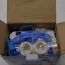 SINBEE Balloon Pump, Balloon Pump Electric, Portable Dual Nozzle Electric Blower Air Pump Inflator for Party Decoration. Faster and Save Time (Blue)