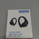 Wireless Earbud, 75H Bluetooth 5.4 Headphones Sport IP7 Waterproof, Running Wireless Earphones with ENC Noise Canceling Mic, 3D Bass Over Ear bud with Earhooks for Android, iOS, Workout, Gym, Rosegold