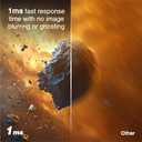 ArcticPro 24.5 inch 300Hz 240Hz Gaming Monitor, FHD 1080p, 1ms, PC Monitor Gaming, IPS, Adaptive sync, PC Monitor, NTSC 85%, sRGB 120%, Ultra Slim, DP x2, HDMI x2, VESA, with DP Cable up to 300Hz