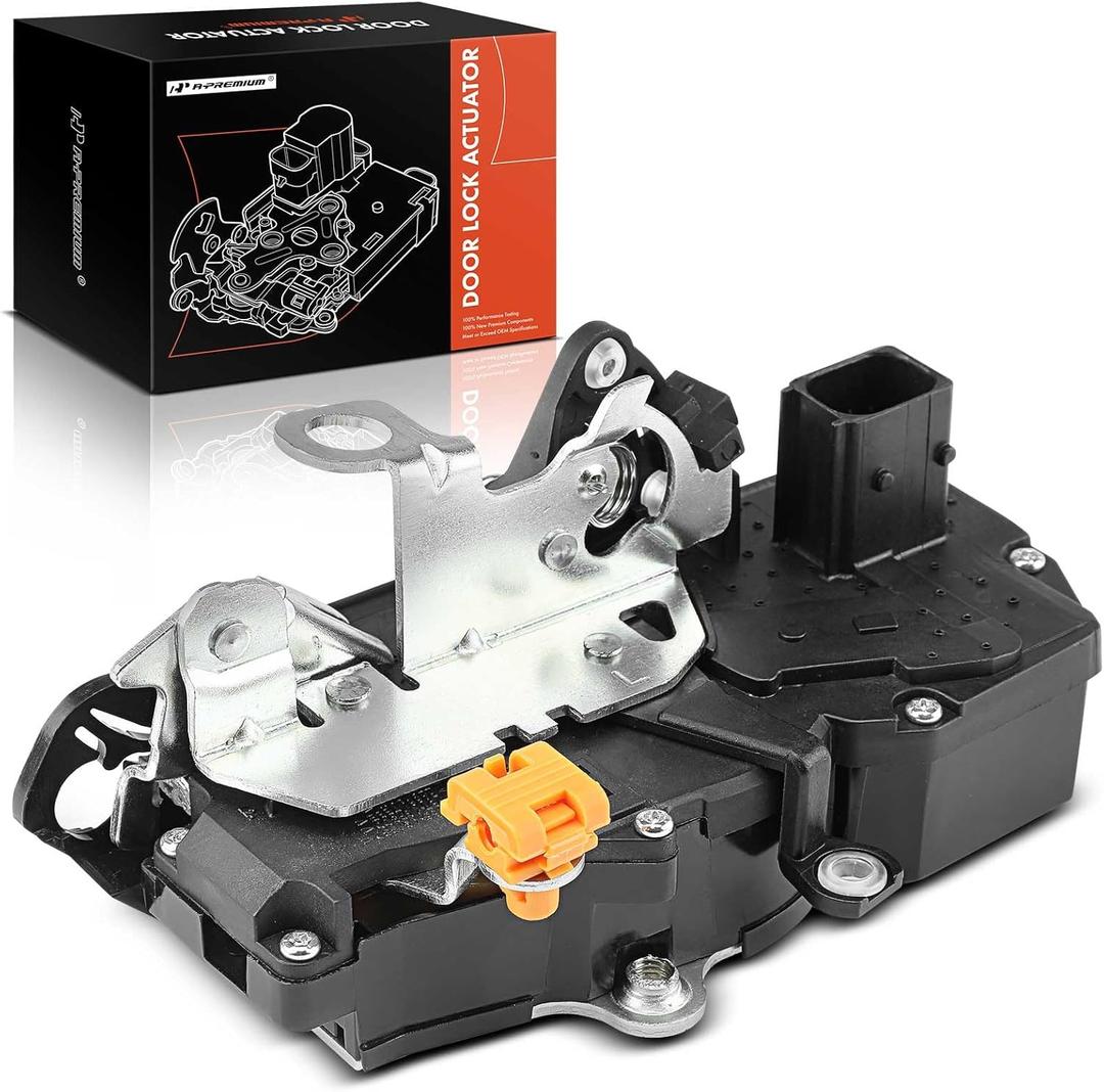 A-Premium Door Latch Lock Actuator Compatible with Chevrolet Impala 2006 2007 2008 2009 2010 2011, Sedan - Front Left Driver Side, Door Lock Actuator with 5-Pin Connector, Replace# 10338787, 15277753
