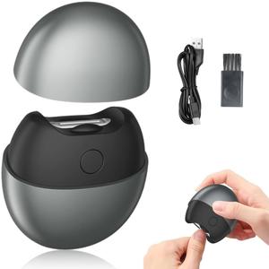 3 in 1 Automatic Electric Nail Clipper, 2026 Upgraded Electric Nail Clipper, Automatic Nail Trimmer with Light and Nail Scraps Storage, Electric Toenail Clippers for Seniors Adults (Gray)