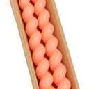 Creative Co-Op 2-Piece Unscented Twisted Taper Candles in Box, Pink