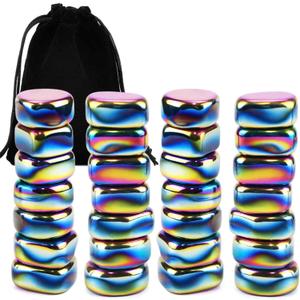 28 Pack Fridge Magnets, Small and Strong Magnets, Strong Refrigerator Magnets Heavy Duty for Whiteboard, Office, Classroom, Kitchen Accessories, Home and Cabinet (Colorful)