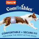 Hartz Comfitables Disposable Male Dog Wraps with Stretchy Waistband, Large 24 Count