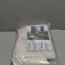 LAMIT Natural Linen Semi Sheer Window Curtains 54 Inch, Light Filtering Neutral Bedroom Curtains Farmhouse Boho Back Tab and Rod Pocket Panels, Cream Ivory, 2 Panels, 52 x 54 Inch