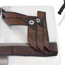 8x10ft Clear Waterproof Tarps Heavy Duty Transparent Tarpaulins Clear Vinyl Tarps with Grommet, Outdoor Transparent Cover for Greenhouse,Patio,Porches,Tent,Chicken Coop