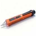 Voltage Tester, Non-Contact Voltage Detector, Electrical Tester, 3 Ranges AC 12V/48V/70V-1000V, Live/Null Wire Tester with Buzzer Alarm and Flashlight, Wire Breakpoint Finder - Orange