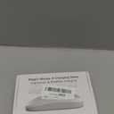 TATOFY Mouse Charger Compatible with Magic Mouse 2 (Lighting) Grip with Wireless Charging Support, Ergonomic Base (White)