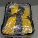 FH Group Striking Striped Car Seat Covers - Universal Fit, Washable Seat Covers for Cars, SUVs, Vans, Sedans, Yellow, Rear Set