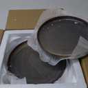 Ceramic dinner plates set of 4, Large Dinnerware Plates & Salad plates for party and wedding, Microwave safe porcelain plates set, 10 Inch 