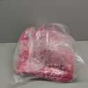 Coume 10 Set Cowboy Hat and Bandana for Women Men 10 Felt Cowgirl Cowboy Hat Bulk 10 Western Bandanas for Adult Costume Party (Rose Red)