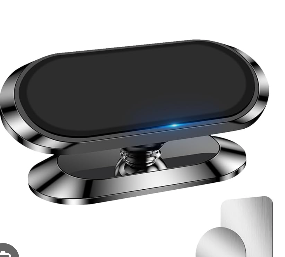 Pack of 2 Magnetic Phone Holde for Car, [Super Strong 8X Magnets] Magnetic Car Phone Holder Mount 360°Rotation Dashboard Phone Holder Magnetic Car Mount for All Kind of Phones. (Black)