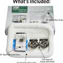 MidWest Homes for Pets Double Door iCrate Starter Kit, 24-inch Dog Crate Bundle for Small Breeds, Includes Cage, Pet Bed, 2 Bowls and Privacy Cover
