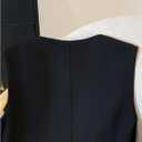 GORGLITTER Women's Button Up Blazer Vest Top Dressy Sleeveless V Neck Business Casual Work Tops Trendy (Black, S)